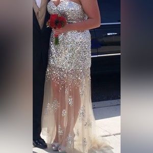 Sparkly prom or formal dress